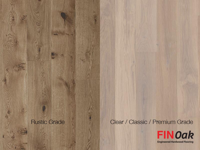 Clear And Rustic Grade Wood Flooing, Rustic Grade Hardwood Flooring